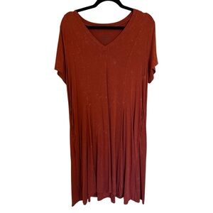 Torrid Rust Knit Swing Dress Size 1